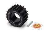Crankshaft Pulley - HTD - 20 Tooth - 1 in Wide - 8 mm Pitch - 1 in Mandrel - 1/8 in Keyway - Aluminum - Black Anodized - Universal - Each thumbnail 1
