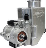 Power Steering Pump - GM Type 2 - 1100 psi - Aluminum Reservoir - Aluminum - Natural - Universal - Each thumbnail 1