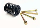 Fan Spacer - 3 in Thick - Hardware Included - Aluminum - Black Anodized - Universal - Each thumbnail 1