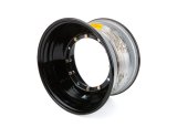 Wheel - 10 x 6 in - 3.000 in Backspace - 4 x 6.75 in Bolt Pattern - Aluminum - Black Powder Coat - Each thumbnail 1
