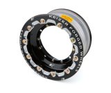 Wheel - 10 x 6 in - 3.000 in Backspace - 4 x 6.75 in Bolt Pattern - Beadlock - Aluminum - Black Powder Coat - Each thumbnail 1