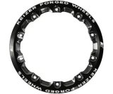 Beadlock Ring - Aluminum - Black Powder Coat - Keizer 10 in Wheels - Each thumbnail 1