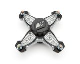 Wheel Hub - Front - Passenger Side - 4 Pin - Direct Mount - Bearings - Aluminum - Black Anodized - Micro / Mini - Each thumbnail 1