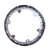 Beadlock Ring - Quick Turn / Bolt-On - 6 Tab - Forged - Aluminum - Black Anodized - Keizer 15 in Wheels - Each thumbnail 1