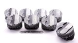 Piston - Claimer Series - Hypereutectic - 4.030 in Bore - 5/64 x 5/64 x 3/16 in Ring Grooves - Plus 4.00 cc - Small Block Chevy - Set of 8 thumbnail 1