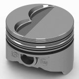 Piston - KB Series - Hypereutectic - 4.150 in Bore - 5/64 x 5/64 x 3/16 in Ring Grooves - Minus 6.00 cc - Pontiac V8 - Set of 8 thumbnail 1