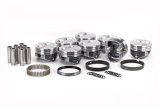 Piston and Rings - Hypereutectic - 4.040 in Bore - 5/64 x 5/64 x 3/16 in Ring Grooves - Minus 7.00 cc - Small Block Chevy - Kit thumbnail 1