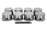 Piston - KB Series - Hypereutectic - 4.080 in Bore - 5/64 x 3/32 x 3/16 in Ring Grooves - Minus 20.00 cc - Ford FE-Series - Set of 8 thumbnail 1