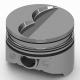 Piston - KB Series - Hypereutectic - 4.280 in Bore - 5/64 x 5/64 x 3/16 in Ring Grooves - Minus 8.00 cc - Mopar B-Series - Set of 8 thumbnail 1