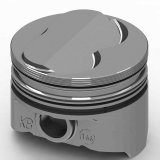 Piston - KB Series - Hypereutectic - 3.935 in Bore - 5/64 x 5/64 x 3/16 in Ring Grooves - Plus 4.00 cc - Small Block Chevy - Set of 8 thumbnail 1