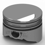 Piston - KB Series - Hypereutectic - 4.040 in Bore - 5/64 x 5/64 x 3/16 in Ring Grooves - Minus 2.00 cc - Ford Cleveland / Modified - Set of 8 thumbnail 1