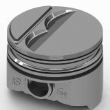 Piston - KB Series - Hypereutectic - 4.350 in Bore - 5/64 x 5/64 x 3/16 in Ring Grooves - Plus 3.50 cc - Mopar RB-Series - Set of 8 thumbnail 1