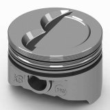 Piston - KB Series - Hypereutectic - 4.030 in Bore - 5/64 x 5/64 x 3/16 in Ring Grooves - Minus 12.00 cc - Small Block Chevy - Set of 8 thumbnail 1