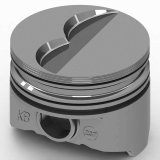 Piston - KB Series - Hypereutectic - 4.380 in Bore - 5/64 x 5/64 x 3/16 in Ring Grooves - Minus 5.00 cc - Mopar RB-Series - Set of 8 thumbnail 1
