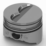 Piston - KB Series - Hypereutectic - 4.372 in Bore - 5/64 x 5/64 x 3/16 in Ring Grooves - Minus 8.00 cc - Mopar B-Series - Set of 8 thumbnail 1