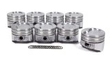Piston - KB Series - Hypereutectic - 4.030 in Bore - 5/64 x 5/64 x 3/16 in Ring Grooves - Minus 19.50 cc - Small Block Ford - Set of 8 thumbnail 1
