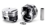 Piston - Auto Hyper - Hypereutectic - 4.125 in Bore - 5/64 x 5/64 x 3/16 in Ring Grooves - Plus 17.00 cc - Big Block Chevy - Set of 8 thumbnail 1