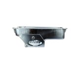 Engine Oil Pan - Stock Location - Mid Sump - 5 qt - 8 in Deep - Steel - Zinc Plated - 360 - Small Block Mopar - Kit thumbnail 1