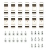 Line Clamp - Double - 0.5 in - Stainless - Natural - Set of 12 thumbnail 1