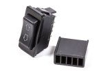 Rocker Switch - Momentary - 12V - Black - Power Window Systems - Each thumbnail 1