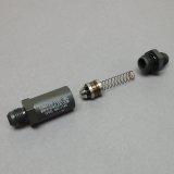 Fuel Bypass Valve - High-Flow - 6 AN Inlet - 6 AN Outlet - Aluminum - Gray Anodized - Universal - Each thumbnail 1