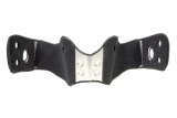 Leg Protector - Steering Box Mount - Neoprene Coated - Aluminum - Natural - Sprint Car - Each thumbnail 1