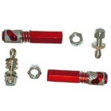 Throttle Disconnect - 3/8-24 in Thread Body / Stud - Aluminum - Clear Anodized - Universal - Kit thumbnail 1