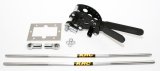 Shifter Assembly - 2 Lever - Floor Mount - Aluminum - Black Anodized - Brinn Transmissions - Kit thumbnail 1