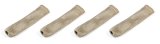 Spark Plug Boot Sleeve - KoolSox - 1 in Diameter - 6 in Long - Braided Fiberglass - Straight - White - Set of 4 thumbnail 1