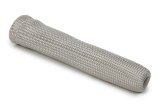 Spark Plug Boot Sleeve - 1 in Diameter - 5.5 in Long - Fiberglass Cloth - Straight - Silver - GM 18 Degree - Each thumbnail 1