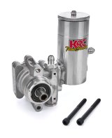 Power Steering Pump - Elite - Adjustable psi - Tank Included - Aluminum - Natural - Universal - Each thumbnail 1