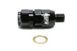 Residual Pressure Valve - 2 lb - 1/8 in NPT Inlet - 1/8 in NPT Outlet - 3 AN Fittings Included - Aluminum - Black Anodized - Brake - Each thumbnail 1