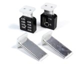 Setup Blocks - Tall - 3 to 6 in Adjustable - Magnetic Base - Aluminum - Black Anodized - Pair thumbnail 1