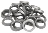 Tapered Spacer - 1/2 in ID - 1/8 in Thick - Chromoly - Natural - Universal - Set of 25 thumbnail 1