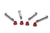 Motor Plate Bolt Kit - 3/8-24 in Thread - 1.5 in Long - Locknuts Included - Titanium - Natural - Set of 4 thumbnail 1