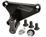 Steering Box Mount - Direct Head Mount - Aluminum - Black Anodized - Small Block Chevy - KSE Tandem Pumps - Each thumbnail 1