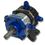 Tandem Pump - TandemX - Belt Driven - 5/8 in Diameter Shaft - Aluminum - Black / Clear Anodized - Gas / Alcohol - Each thumbnail 1