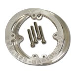 Belt Guide - Bolt-On - Aluminum - Clear Anodized - KSE 44 Tooth HTD Pulley - Each thumbnail 1