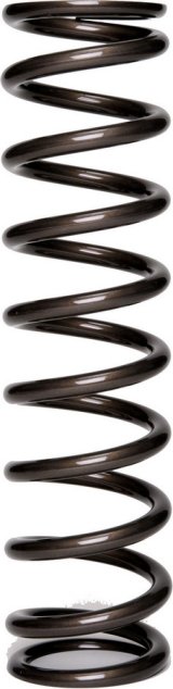 Coil Spring - Variable Body - Coil-Over - 2.5 in ID - 12 in Length - 175-350 lb/in Spring Rate - Progressive - Steel - Gray Powder Coat - Each thumbnail 1