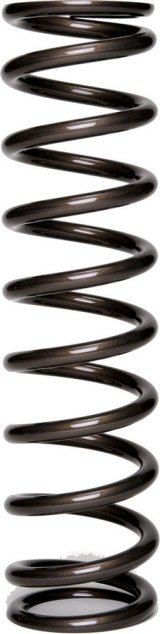 Coil Spring - Variable Body - Coil-Over - 2.5 in ID - 12 in Length - 300 lb/in Spring Rate - Steel - Gray Powder Coat - Each thumbnail 1