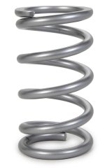 Coil Spring - Elite Series - Conventional - 5 in OD - 9.5 in Length - 650 lb/in Spring Rate - Front - Steel - Silver Powder Coat - Each thumbnail 1