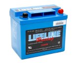 Battery - Race - AGM - 12V - 385 Cranking amps - Top Post Screw-In Terminals - 7.71 in L x 6.89 in H x 5.18 in W - Each thumbnail 1