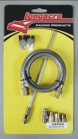 Hydraulic Hose - Clutch Line Kit - Braided Stainless / Steel - 4 AN - Assorted Fittings / Installation Hardware - Kit thumbnail 1