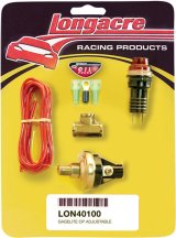Warning Light - Gagelites - Oil Pressure - 15-50 psi - Adjustable - 1/8 in NPT Male - Light / Sender / Wiring - Red - Kit thumbnail 1