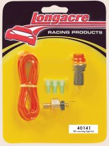 Warning Light - Gagelites - Water Pressure - 3 psi - 1/8 in NPT Male - Light / Sender / Wiring - Amber - Kit thumbnail 1