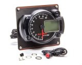 Tachometer - AccuTech DLI - 10000 RPM - Analog / Digital - 4 in Diameter - Dash Mount - Black Face - Shift Light - Aluminum Panel - Each thumbnail 1