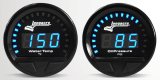 Gauge Panel Assembly - Waterproof LED - Digital - Oil Pressure / Water Temperature - 2-5/8 in Diameter - Black Face - Warning Light - Kit thumbnail 1