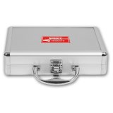 Universal Storage Case - 9.5 x 7 x 1.75 in - Single Compartment - Cloth Lined - Plastic - Silver - Each thumbnail 1