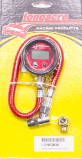 Tire Pressure Gauge - Basic Digital - 0-100 psi - Digital - 2 in Diameter - Red Face - 0.2 lb Increments - Each thumbnail 1
