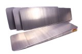 Vehicle Scale Ramp - 2.5 in Lift Height - 36 in Long - 14 in Wide - 7.8 Degree Incline - Aluminum - Natural - Set of 4 thumbnail 1